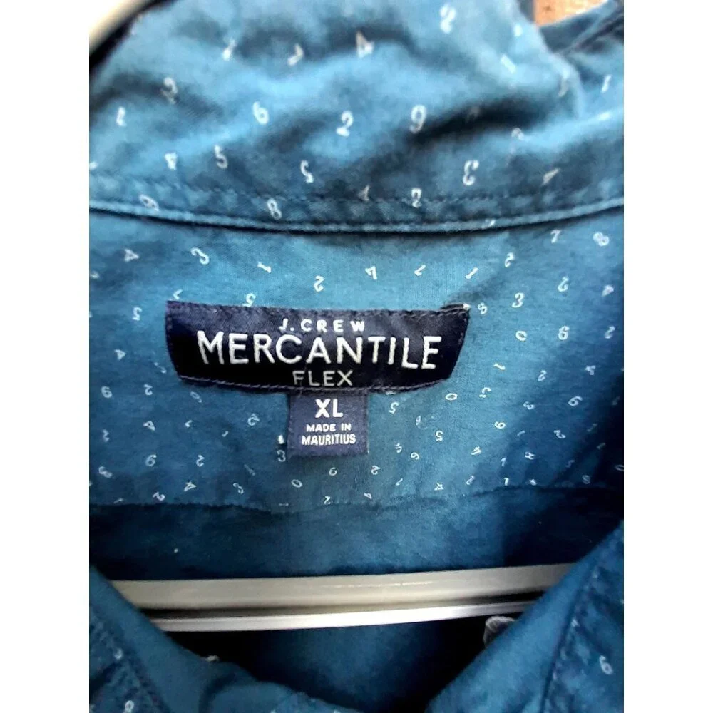 J. Crew Mercantile Flex Classic Preppy Casual Work School XL Long-Sleeve Shirt